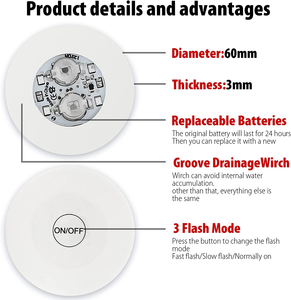 Longstargift <span class=keywords><strong>mini</strong></span> nhỏ dẫn ánh sáng nhãn dán cốc dưới ánh sáng trong suốt lên dẫn chai Coaster nóng bán uống cup phụ kiện - Product Image 4