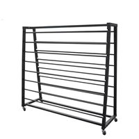 Support de sol mobile Double face, présentoir de rouleau de tissu Textile, présentoir de tapis, présentoir de magasin de détail