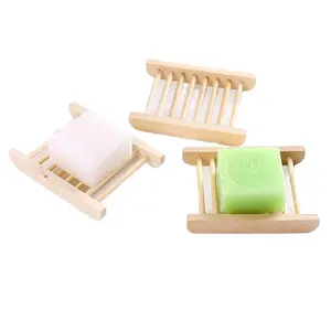 Green living deluxe-accesorios de baño con jabonera de bambú, soporte para jabón