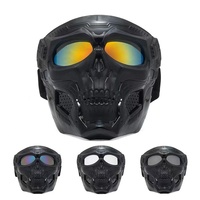 Masque de moto, casque, lunettes tactiques tout-terrain, lunettes de cyclisme, lunettes anti-vent, lunettes de ski pour sports de plein air