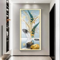 Tableaux Muraux Modernes Brillants 100x50cm pour Salon, Décoration Murale en Cristal, Vente en Gros