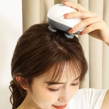 Rechargeable Electric Head Massager - Smart Scalp Care Device, Multifunctional & Portable