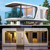 Maison conteneur pliable de 20 pieds, maison préfabriquée compacte avec installation rapide pour projets résidentiels