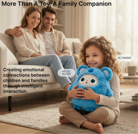 Jouet intelligent AI, lapin en peluche, interactif vocal, apprentissage IA, compagnon d'apprentissage, cadeau pour enfants, compagnon d'apprentissage personnalisé