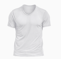T-shirt de sport unisexe personnalisé coupe classique en jersey 100 % polyester 180 grammes, doux, avec logo numérique imprimé, manches courtes, couleur unie