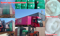 Polyester Tops Tow Fiber 2.5dx88mm 3dx88mm Semi-Dull Raw White Virgin Wool Yarn Spinning for Filling Material Concrete 3D