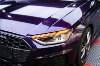 HOHOFILM 202 Film Vinyle Brillant Métallisé Violet Nuit à Changement de Couleur pour Véhicule, Autocollant Décalque pour Voiture avec Canaux Anti-Bulles