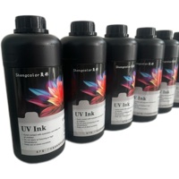 Tinta Printer UV Universal untuk Bahan Lunak dan Keras Kompatibel dengan Printhead Epson I3200 I1600 XP600 TX800