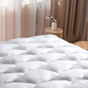 ผ้าคลุมที่นอนกันน้ำ Cloudland 100% ผ้าฝ้าย สำหรับเตียงคู่ พร้อมปลอกหมอน 2 ใบ - Product Image 5