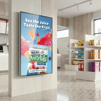 LCD Ticari Reklam Ekranı 7/24 Çalışan LCD Duvara Monte Reklam Ekranı Android Windows Reklam Panoları