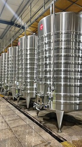 Tanque de Fermentación de Vino de Acero Inoxidable de 1500L para Bodega, Fermentador Industrial de Vino Tinto con Camisa de Enfriamiento y CIP - Product Image 3