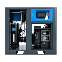 Compresseur d'air rotatif à vis industriel ZAKF PM VSD lubrifié à l'huile 15KW 20HP 7-10Bar 2.0m³/min à entraînement direct stationnaire silencieux