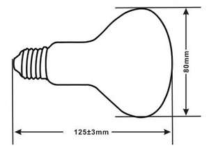 Счастливая Herp <span class=keywords><strong>80W</strong></span> 100W 125W 160W Рептилия uva/uvb и света и тепла ртутные лампы для черепах и домашних животных с лаборатории тестирования электроприборов, США (ETL CE по ограничению на использование опасных материалов в производстве PSE - Product Image 4