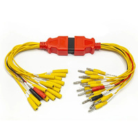 Venta al por mayor 16 en 1 Universal J1962 OBDII JumperAdapter Cable OBD 2 macho hembra encabezado coche diagnóstico Breakout ECU cables de programación