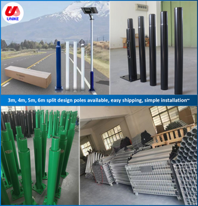 <span class=keywords><strong>Poteau</strong></span> d'éclairage public en acier <span class=keywords><strong>galvanisé</strong></span> <span class=keywords><strong>2m</strong></span> 2,5m 3m Personnalisable Allée Parking Terrain de basket-ball Mât d'éclairage élevé - Product Image 5