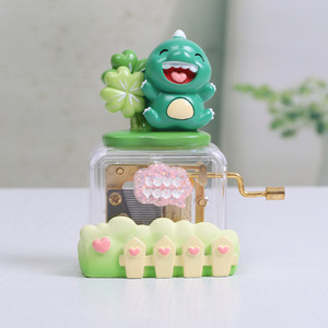 Yu Mo Cartoon Animal Hand-cranked <b>Music</b> <b>Box</b> Love You Gift for Girls - Product Image 2