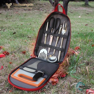 STARCAMP Kit de cuisine de camping et pique-nique 2-3 personnes, compatible avec cuisinière à gaz, en coton anodisé, pour extérieur - Product Image 5