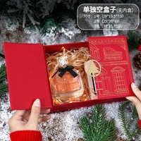Boîte d'emballage à double ouverture en chocolat pour soins de la peau Boîtes d'emballage pour dattes de bijoux Mystery Blank Christmas Calendar Advent Boxes 12days