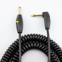 Accessoires pour guitare électrique t à Angle droit, câble Flexible, pédale de guitare Usb, 3M et 10 pieds, boîte Carton de 1/4 pouces, 4mm, vente en gros