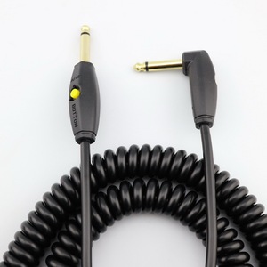 Guitar Phụ Kiện TS Right Angle Flexible Guitar Cable Bán Buôn Từ Trung Quốc Guitar Pedal <span class=keywords><strong>Usb</strong></span> 3M 10 Feet 1/4 Inch Hộp Carton 4 Mét - Product Image 4