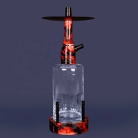 Conception spéciale unique en aluminium narguilé Shisha européenne moyenne fumer complet Chicha vente en gros pour logo personnalisé Hukkah