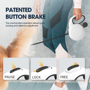 10m/33ft <strong>Long</strong> Heavy Duty Quick Release Nylon Tape Large Medium <strong>Dog</strong> <strong>Retractable</strong> Leash/<strong>Lead</strong> - Product Image 6