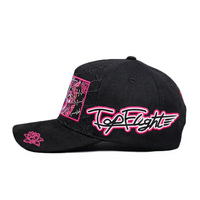 Gorra de Béisbol Unisex de 5 Paneles con Aplique Personalizado, Logotipo Bordado en 3D, Estructurada, 100% Algodón, Visera de Lona, Cierre de Hebilla