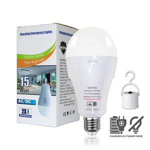 Led khẩn cấp bóng đèn có thể sạc lại từ xa điều khiển bằng tay thông minh ACDC Dimmable 3500K/5000K B22/E26/<span class=keywords><strong>E27</strong></span> cơ sở 2-năm bảo hành 6-8 - Product Image 1
