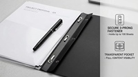 Classeur à levier en polypropylène durable format lettre pour bureau et école, avec pince à levier, personnalisable avec logo, vente en gros directe usine