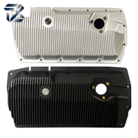 Couvre-culbuteurs en aluminium usinés CNC 5 axes sur mesure, anodisés noirs, pour moteur de course automobile