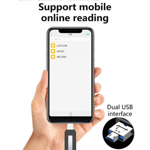 เครื่องบันทึกเสียงแบบ USB แฟลชไดรฟ์ เครื่องบันทึกเสียงแบบคลิกเดียว บันทึกเสียงได้แม้ปิดเครื่อง  สามารถเสียบเข้ากับแฟลชไดรฟ์ USB ได้โดยตรง - Product Image 3