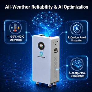 Batteria all'ingrosso per accumulo di energia rinnovabile residenziale 48V/51.2V 10KWh 16kWh <span class=keywords><strong>BESS</strong></span> 100Ah~628A con APP WiFi per sistema solare domestico - Product Image 2