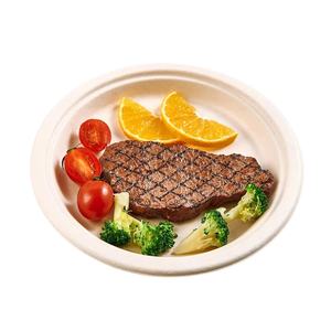 2024 ristorante di moda usa e getta Eco Friendly stoviglie di canna da zucchero bagassa piastra per barbecue di buona qualità - Product Image 6