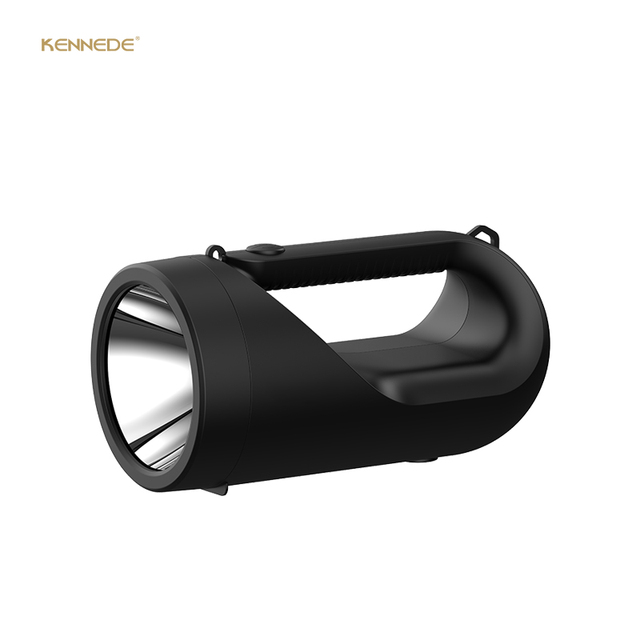 3600mAh Convenient Lithium Battery Rechargeable LED Flashlight Torch for Camping & Outdoor Emergency Use ABS Lamp Body