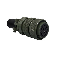 Connecteur circulaire militaire MS3106A-24-7S, prise droite MS3102A-24-7P, prise MS5015 16 broches 23A/13A MIL-C-5015