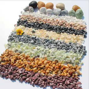 landscaping crushed granite stone mixed color gravel for garden