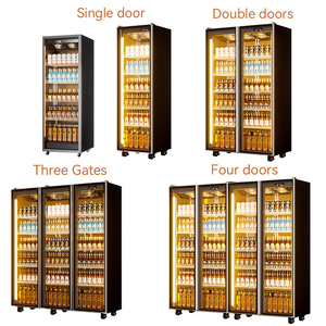 Frigorifero Commerciale a <span class=keywords><strong>Doppia</strong></span> Porta per Vini e Bevande, Espositore Verticale con Porta in Vetro - Product Image 2
