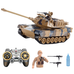 <span class=keywords><strong>Tank</strong></span> de combat RC War King à l'échelle 1/18 2,4 GHz, modèle M1A2 T-90 99G Tiger Leopard avec fonction de tir et effet de fumée - Product Image 5