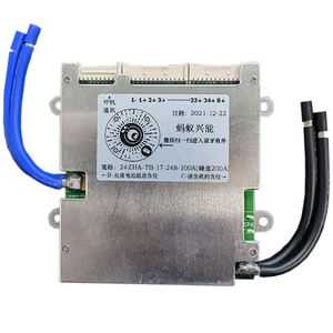 แผงป้องกันแบตเตอรี่ลิเธียม Ant BMS 7S ถึง 16S 17S ถึง 24S 72V Li-ion 60V Lifepo4 50A 100A 8S 13S 14S 20S LCD Smart BT - Product Image 1