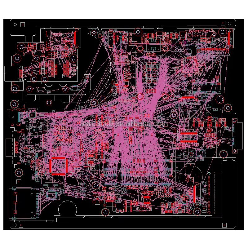 Serviços de montagem de impressão de design de protótipo pcb de alta velocidade