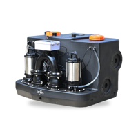 Pompe de relevage des eaux usées pour sous-sol, hauteur de refoulement 13m, débit 26m³/h, système de levage des eaux usées, OEM ODM OBM personnalisé, garantie 1 an, 220V