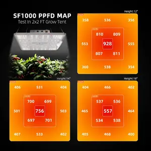 Samsung LM301H EVO 100W, pengiriman Drop mendukung Spider Farmer SF1000 spektrum penuh lampu tumbuh LED