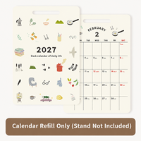 Nouveau Calendrier de Bureau Mensuel Réutilisable en PS Effaçable à Sec 2027 – Tableau de Planification et Organisateur pour Bureau, École et Maison
