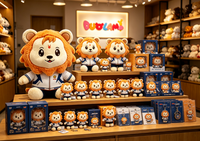 Peluche OEM de haute qualité en tissu doux pour enfants, idéale comme cadeau promotionnel d'entreprise