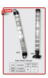 Réflecteur <span class=keywords><strong>radar</strong></span> tubulaire de marque Lalizas pour voilier/bateau à moteur, longueur 58 cm, diamètre 5 cm - Product Image 2