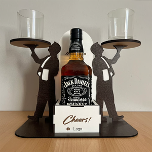 Présentateur de bouteilles en acrylique personnalisé Vodka Tequlia présentoir de bouteilles de vin Glorifier pour <span class=keywords><strong>Jack</strong></span> Daniel's - Product Image 1
