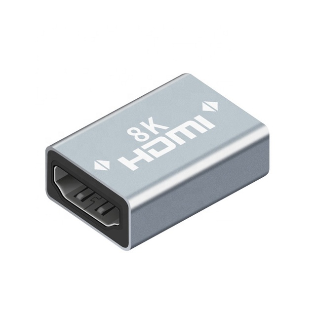 Converter Extender HDMI Cable Cord Extension Adapter 8K@60Hz HDMI Female to Female for PC TV Projector