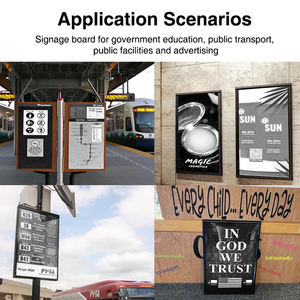 Outdoor E Ink Digital Signage E Paper <strong>Advertising</strong> <strong>Board</strong> Energy Saving Display Sunlight Readable for Outdoor <strong>Bus</strong> <strong>Stop</strong> - Product Image 5