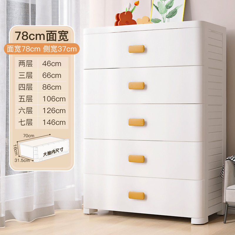 78cm wide matte white finish, large drawers