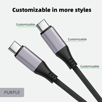 Câble Type-C WISTAR à prix d'usine, 1 m, 60 W, vers USB 2.0, câble de données Type-C, charge rapide, pour smartphones/tablettes